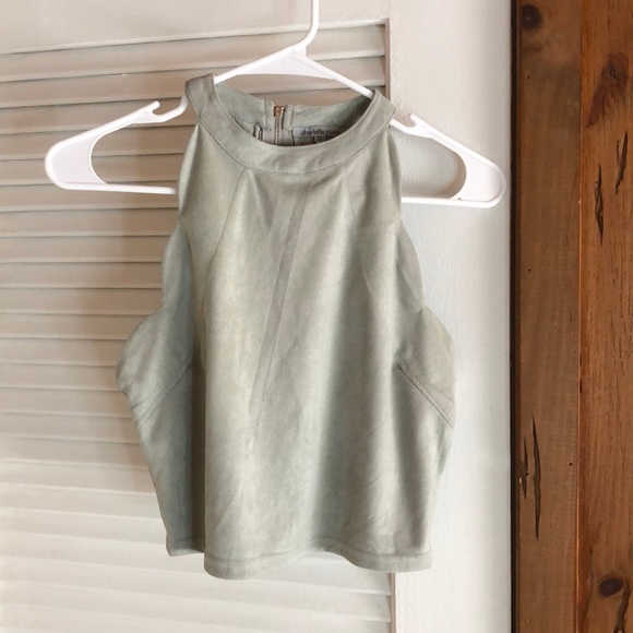 Charlotte Russe Tops - Charlotte Russe Suede Top